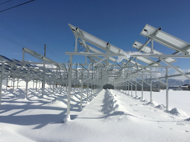 Case study of agricultural shed solar bracket