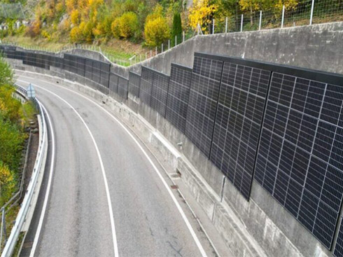Tập đoàn Thụy Sĩ triển khai hệ thống quang điện thẳng đứng 325kW trên tường chắn
        