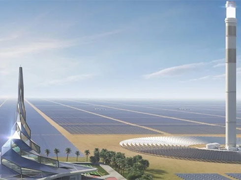 Nhà máy điện mặt trời tập trung lớn nhất thế giới hoàn thành ở Dubai
        