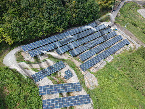 Hệ thống giá đỡ năng lượng mặt trời trục vít 1.138MW ở Nhật Bản
